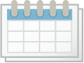 Reservation calendar icon